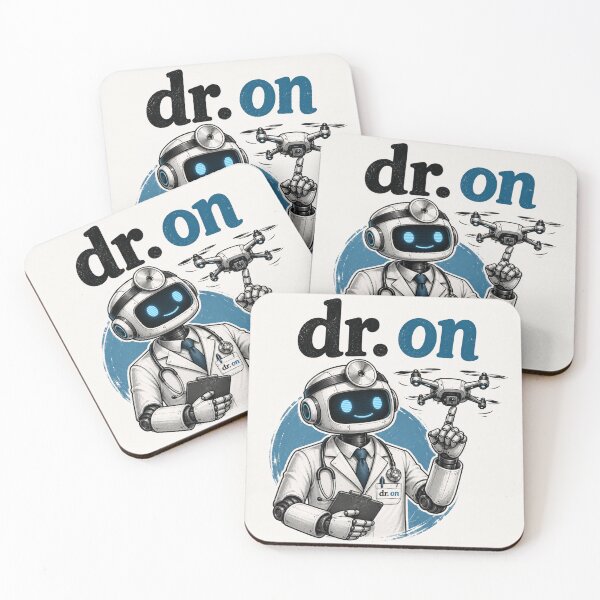 Item preview, Drone doctor on grapchic print designed and sold by Inquu.