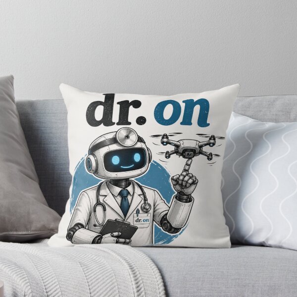 Item preview, Drone doctor on grapchic print designed and sold by Inquu.