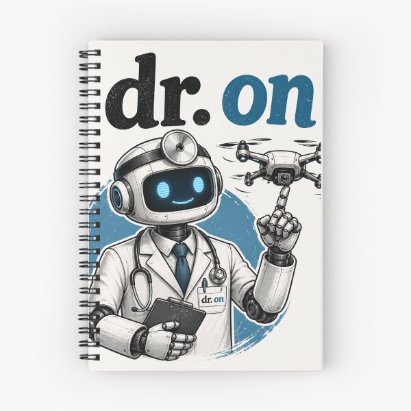 Item preview, Drone doctor on grapchic print designed and sold by Inquu.