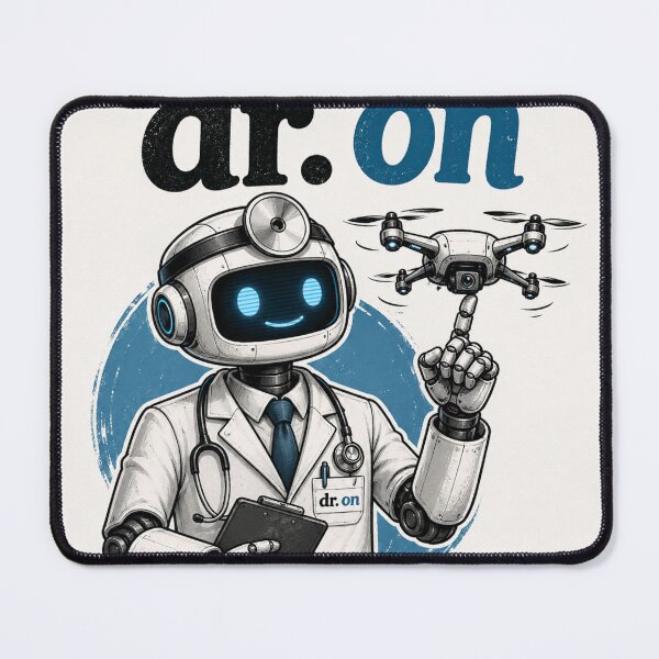 Item preview, Drone doctor on grapchic print designed and sold by Inquu.