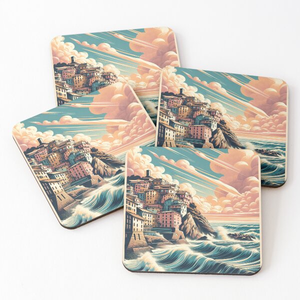 Item preview, Tranquil Italian Coastline designed and sold by Framd Posters.