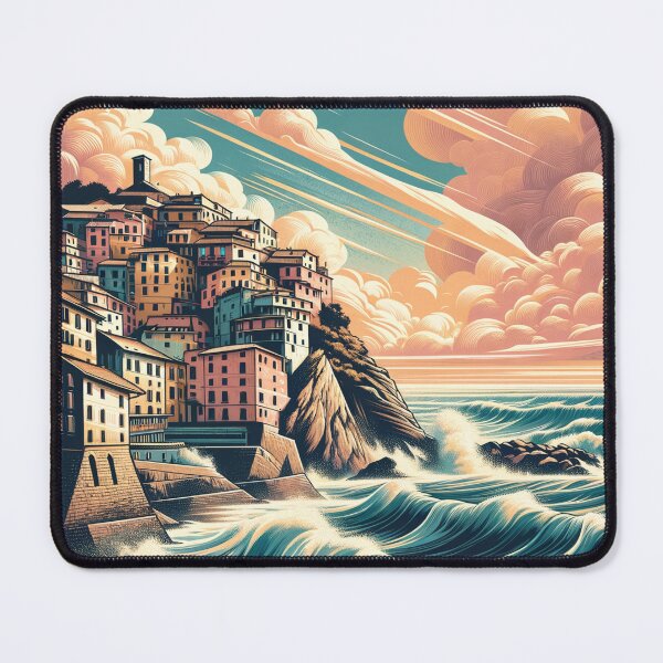 Item preview, Tranquil Italian Coastline designed and sold by Framd Posters.