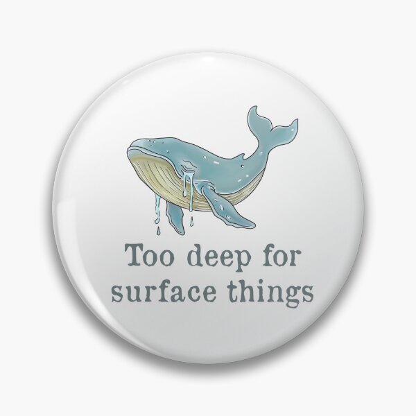 Item preview, Too deep for surface things Crying whale  designed and sold by karieffy.