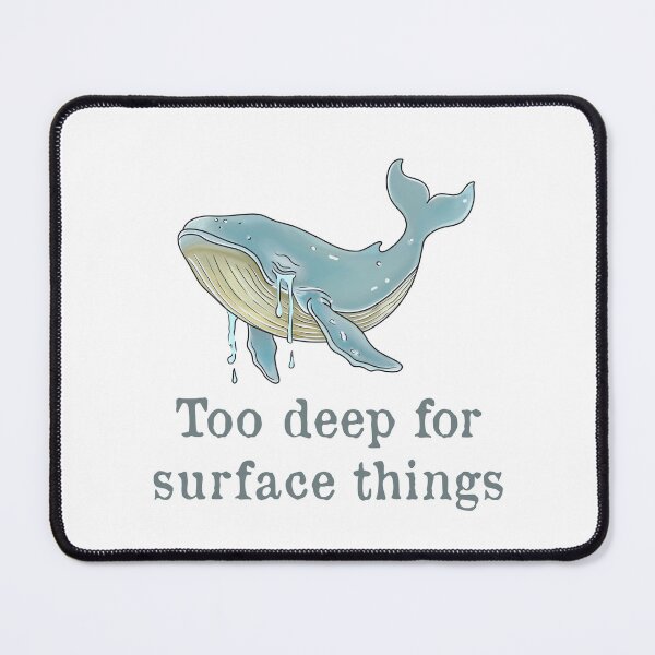 Item preview, Too deep for surface things Crying whale designed and sold by karieffy.