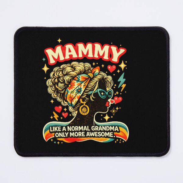 Item preview, Mammy Like A Normal Grandma Only More Awesome Retro Groovy Mother's Day Art designed and sold by Axivra.