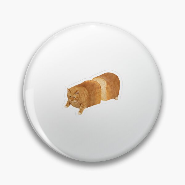 Item preview, Cat Loaf Sticker Funny Bread Cat Meme Cute Weird designed and sold by Luxers Sticker Shop.