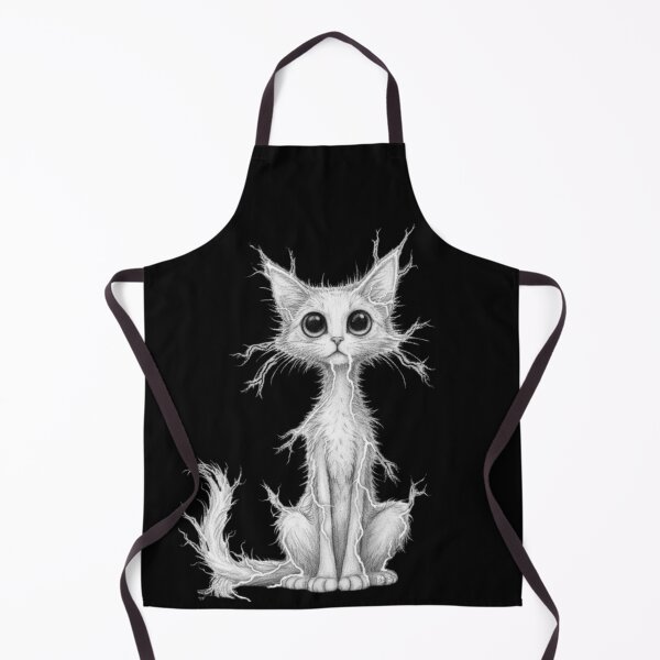 Item preview, Lightning Cat Spirit – Dark Electric Kitten designed and sold by MixArtStudio77.