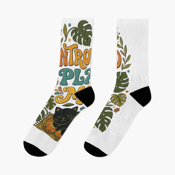 Item preview,  Introverted Plant Mom Groovy Retro Cat Lover designed and sold by Pixels By D.