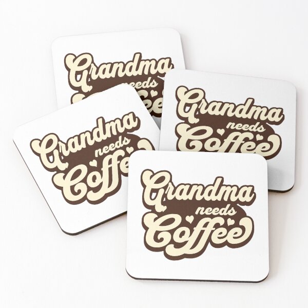 Item preview, Grandma Needs Coffee – Funny Grandma Coffee Lover Cute Retro Typography Design designed and sold by TessAdventures.