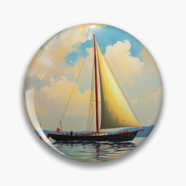 Item preview, A sailing ship on  Lake Edward. designed and sold by oldMastersofart.