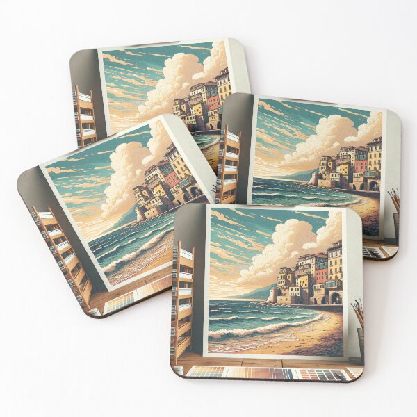 Item preview, Italian Coast Waves designed and sold by Framd Posters.