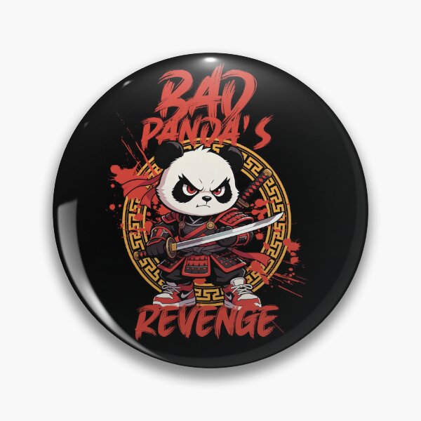 Item preview, Bad Panda Revenge Cute Dark Samurai Design designed and sold by ArtsB.
