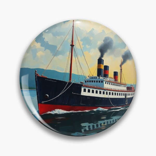 Item preview, A steam ship on Lake Tanganyika. designed and sold by oldMastersofart.