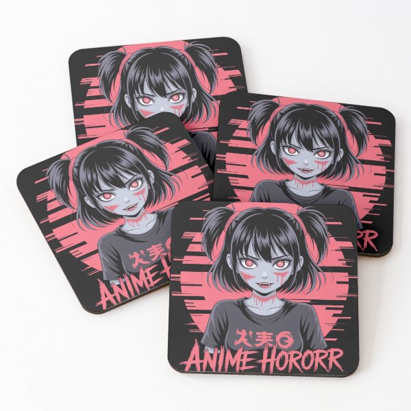 Item preview, Anime Horror Girl Red Eyes Dark Aesthetic designed and sold by ChillDrop.