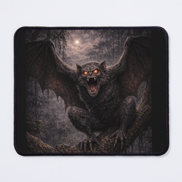 Item preview, Ahool Cryptid Giant Bat Flying Monster Artwork designed and sold by The Dark Files.