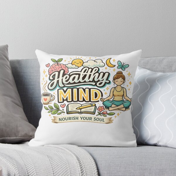 Item preview, Healthy Mind Nourish Your Soul designed and sold by meryemjanet.