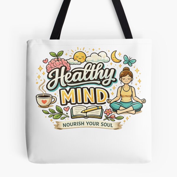 Item preview, Healthy Mind Nourish Your Soul designed and sold by meryemjanet.