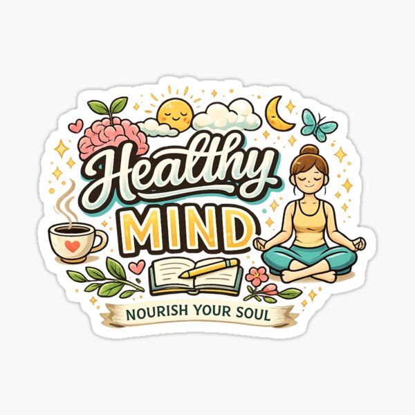 Item preview, Healthy Mind Nourish Your Soul designed and sold by meryemjanet.