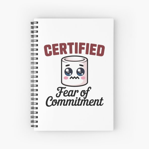 Item preview, Certified Fear of Commitment Funny Meme Cute Relatable Relationship Humor Design designed and sold by Cool-cat-art.