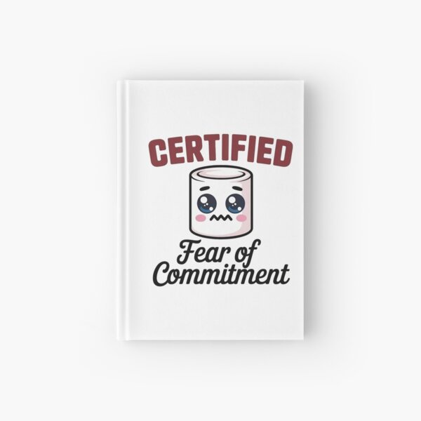 Item preview, Certified Fear of Commitment Funny Meme Cute Relatable Relationship Humor Design designed and sold by Cool-cat-art.
