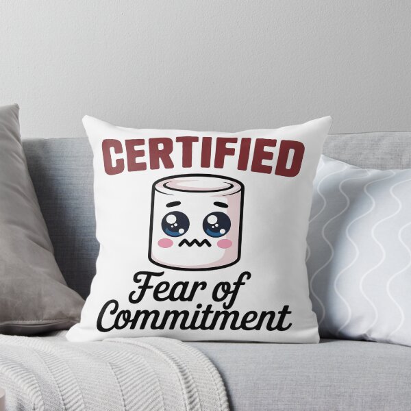 Item preview, Certified Fear of Commitment Funny Meme Cute Relatable Relationship Humor Design designed and sold by Cool-cat-art.