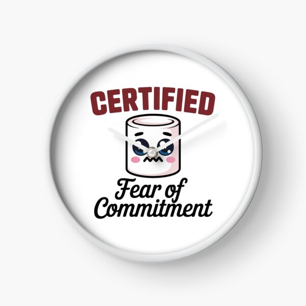 Item preview, Certified Fear of Commitment Funny Meme Cute Relatable Relationship Humor Design designed and sold by Cool-cat-art.