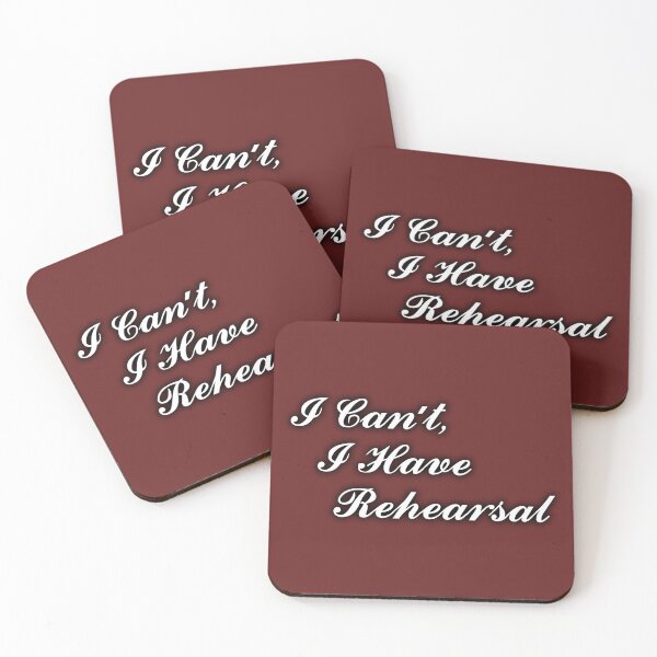 Item preview, I Can't I Have Rehearsal - Funny Theatre Gifts for Theater Actor Director and Stage Manager Always Busy designed and sold by merkraht.