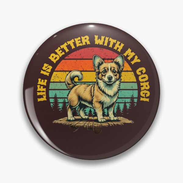Item preview, Life Is Better With My Corgi Cute Personalized Dog Lover Sticker designed and sold by FuzzysChristianKitchKatch.