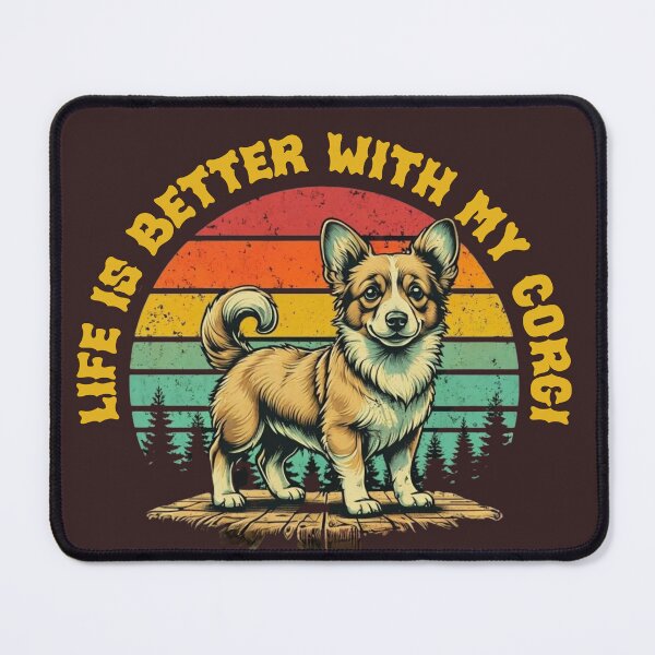 Item preview, Life Is Better With My Corgi Cute Personalized Dog Lover Sticker designed and sold by FuzzysChristianKitchKatch.