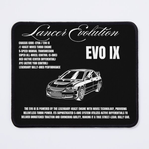 Item preview, Mitsubishi Lancer Evolution IX - Technical Blueprint Edition designed and sold by V.O.S. Graphics.