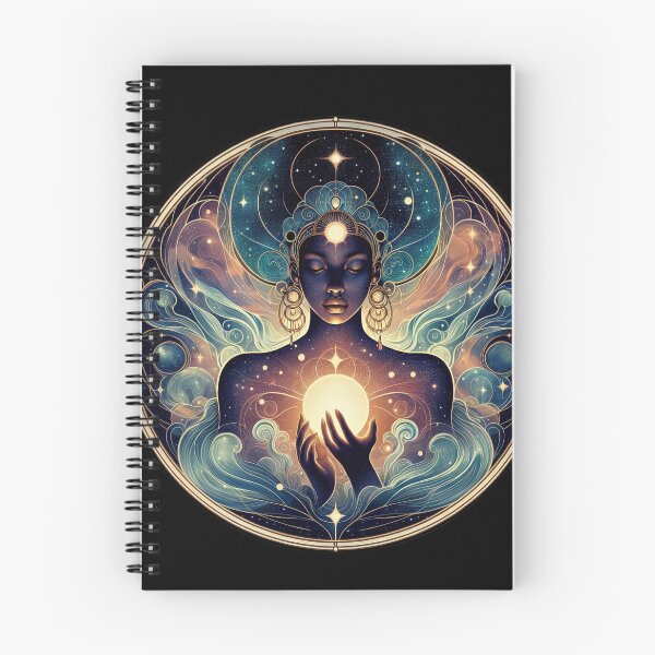 Item preview, Divine Feminine Cosmos - Spiritual Astrology Art designed and sold by DsTeesApparel.