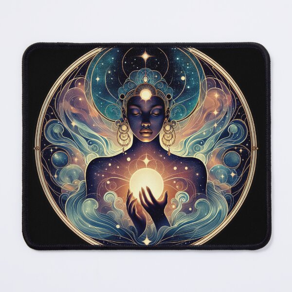 Item preview, Divine Feminine Cosmos - Spiritual Astrology Art designed and sold by DsTeesApparel.
