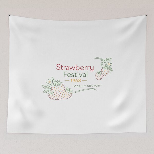 Item preview, Strawberry Festival 1968 Locally Sourced designed and sold by LuveraxArt.