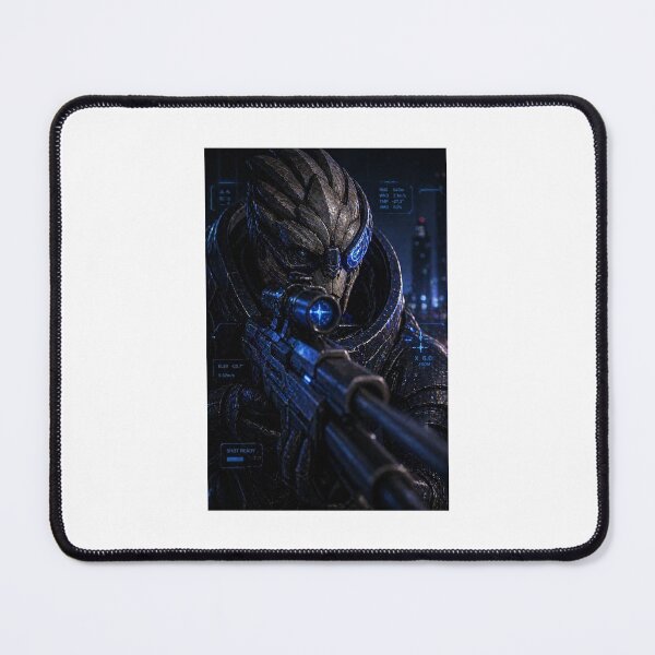Item preview, Target Locked | Sci-Fi Alien Sniper | Tactical Space Art designed and sold by Echoes of the Void .