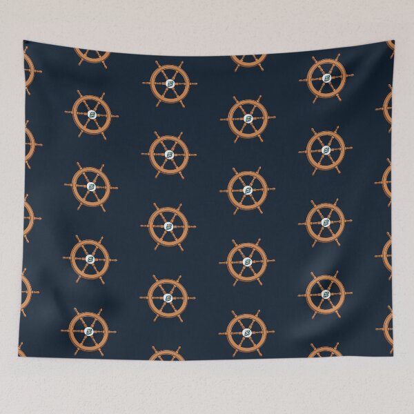 Item preview, Boston Fleet Captain’s Wheel Navy designed and sold by EL Art.