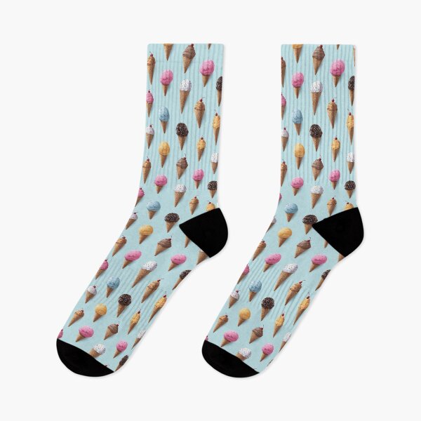 Item preview, Sweet Ice Cream Cones Pattern Dessert Lover designed and sold by NicolasGlowArt.