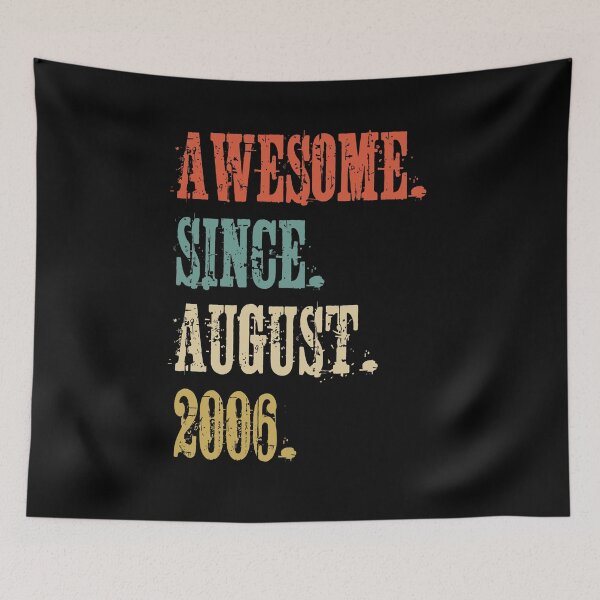 Item preview, Awesome Since August 2006 Born 12 Years Twelve Birthday designed and sold by Basti09.