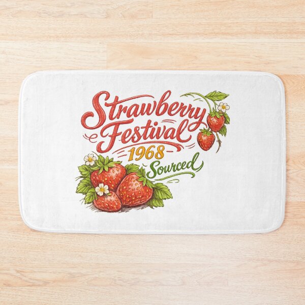Item preview, Strawberry Festival 1968 Locally Sourced designed and sold by LuveraxArt.