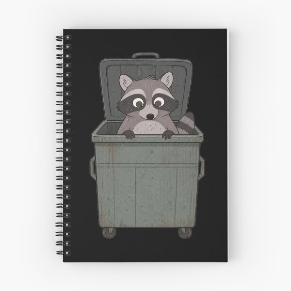 Item preview, Cute Raccoon in Dumpster designed and sold by ContTraders.