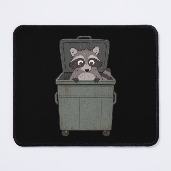 Item preview, Cute Raccoon in Dumpster designed and sold by ContTraders.