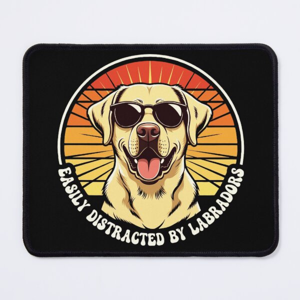 Item preview, Easily Distracted By Labradors  designed and sold by trendnest_shop.
