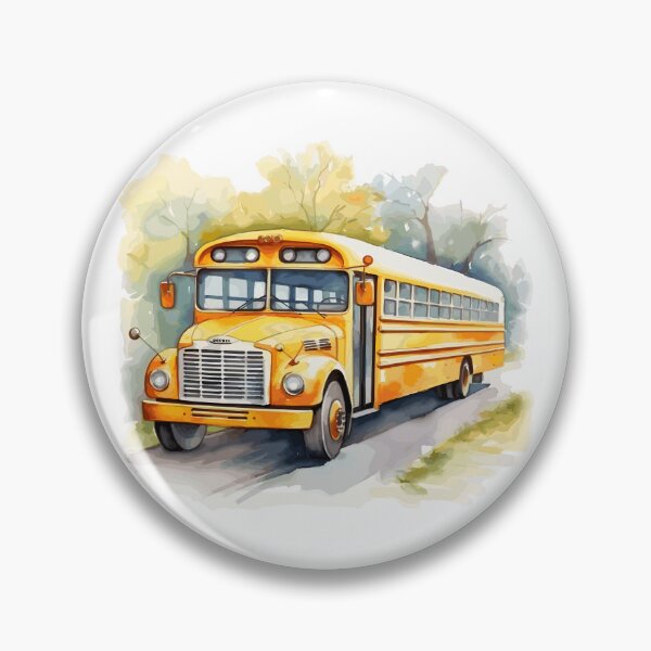Item preview, Back to School Bus Watercolor designed and sold by Zayn Studio.