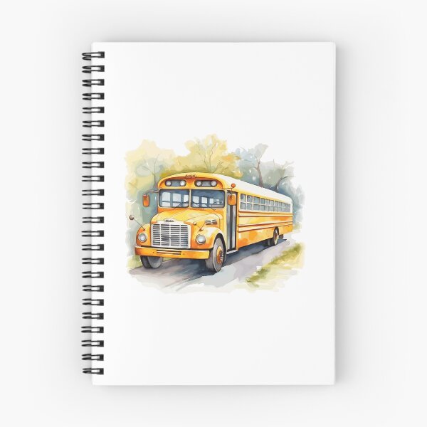 Item preview, Back to School Bus Watercolor designed and sold by Zayn Studio.