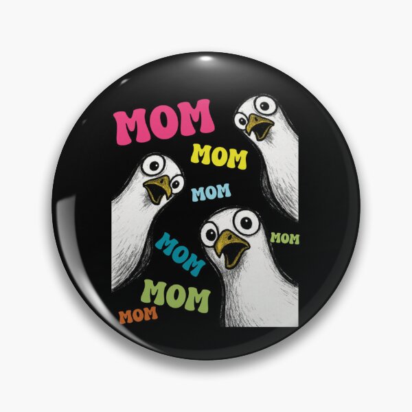 Item preview, Funny Mom Seagull Crowd Overstimulated Relatable Motherhood designed and sold by Ali-printshop.