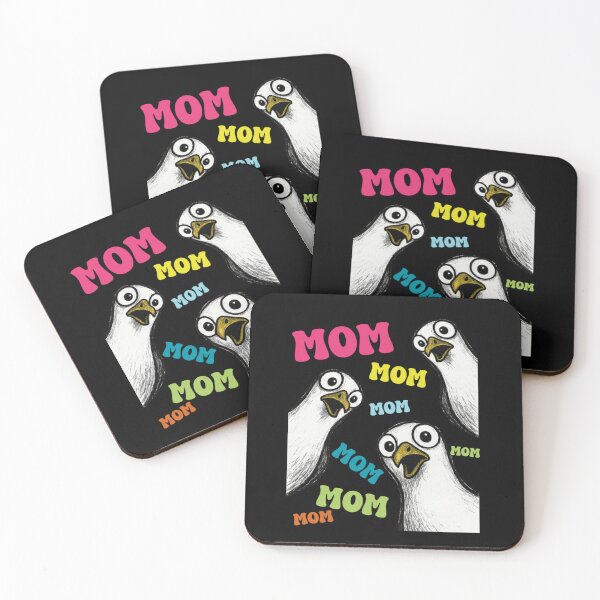 Item preview, Funny Mom Seagull Crowd Overstimulated Relatable Motherhood designed and sold by Ali-printshop.