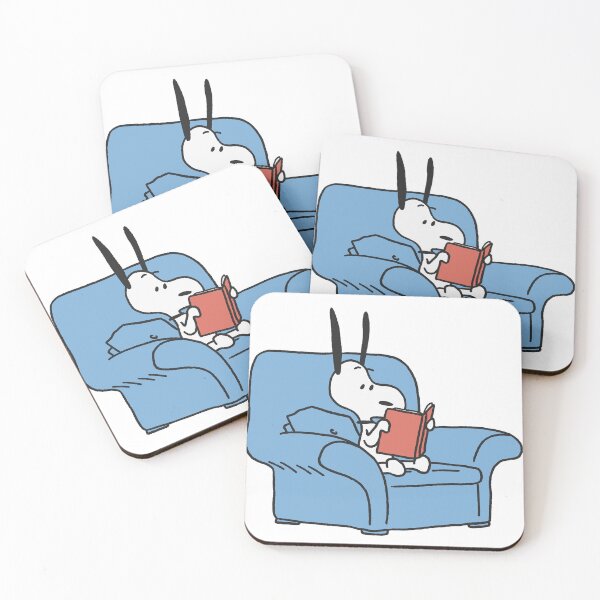 Artikelvorschau, Snoopy liest ein Buch entworfen und verkauft von liveawhimsylife.