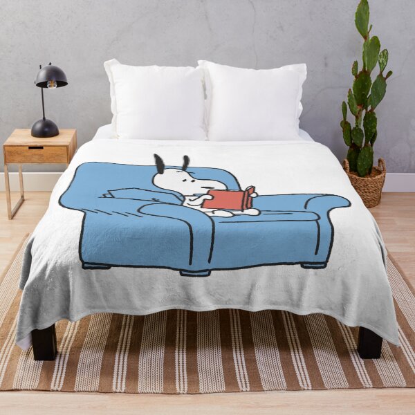 Item preview, snoopy reading a book designed and sold by liveawhimsylife.