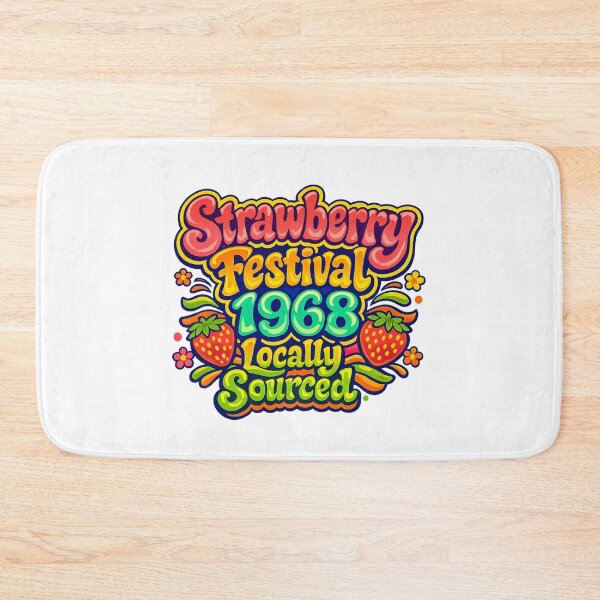 Item preview, Strawberry Festival 1968 Locally Sourced designed and sold by LuveraxArt.