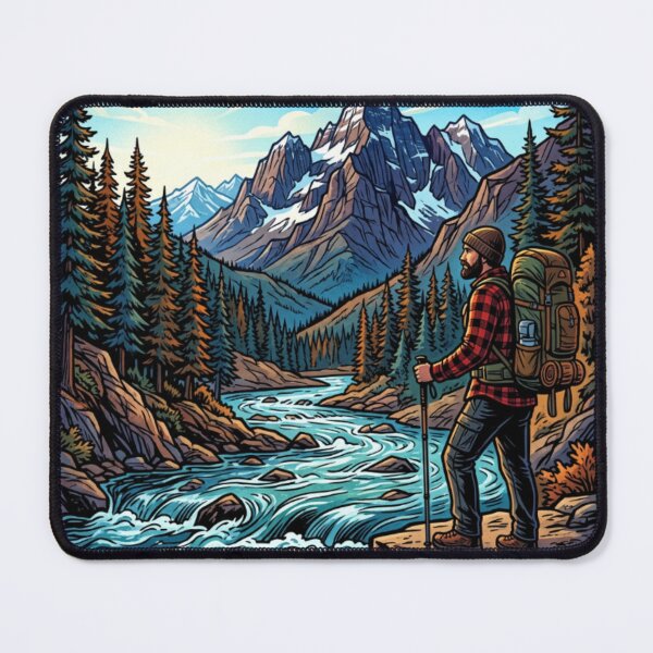 Item preview, Hiking, Uphill Both Ways, Somehow designed and sold by DispersedHQ.