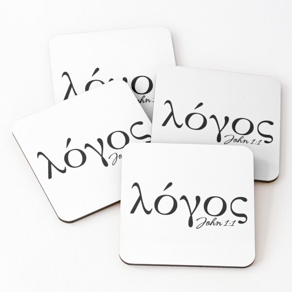 Item preview, Logos - John 1:1 The Word Was God - Black Design designed and sold by MoriaStore.
